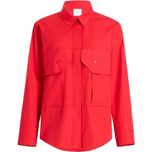 Patou camicia con taschino - rosso