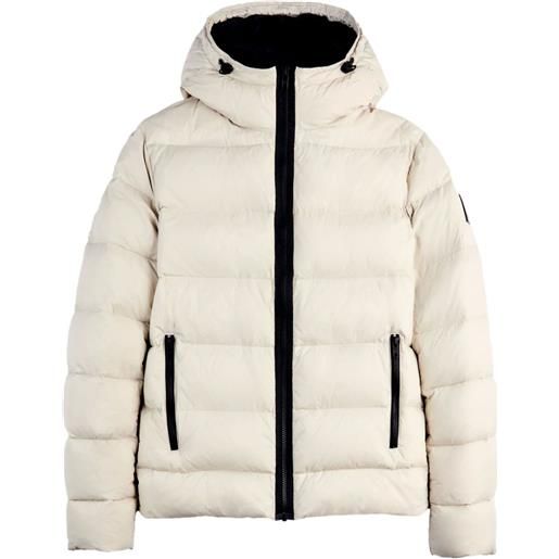 Fay piumino trapuntato con cappuccio - bianco