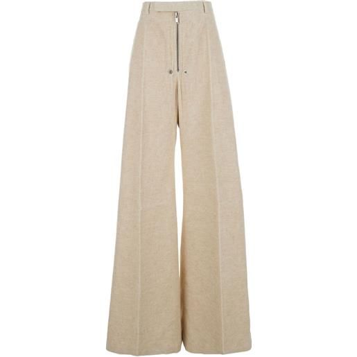 Rick Owens pantaloni a coste wide belas - toni neutri