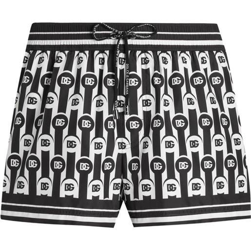 Dolce & Gabbana shorts con logo - nero