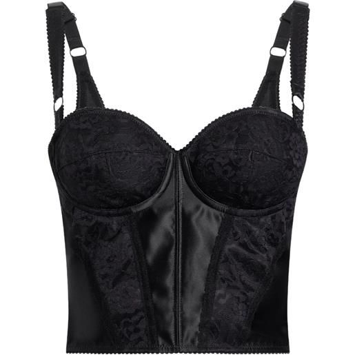 Dolce & Gabbana corsetto con decorazione - nero