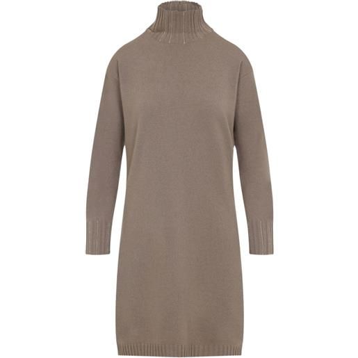 Fabiana Filippi abito midi con strass - toni neutri