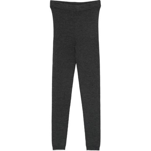 P.A.R.O.S.H. leggings in lana - grigio
