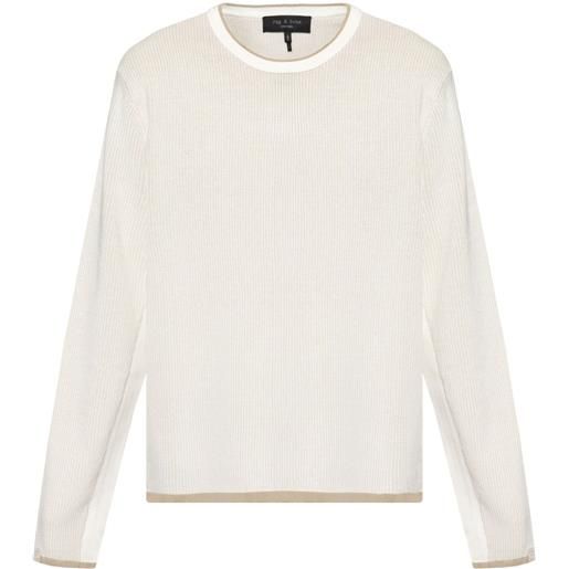 rag & bone maglione harvey - toni neutri