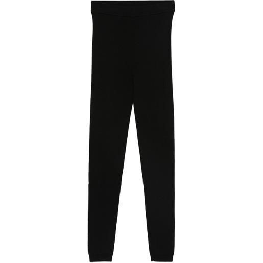P.A.R.O.S.H. leggings in lana - nero