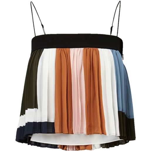 Veronica Beard top a righe - nero