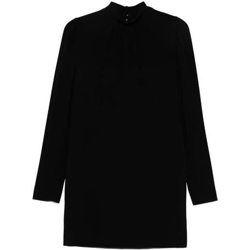 Max Mara abito a collo alto a maniche lunghe - nero