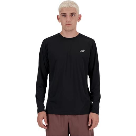 NEW BALANCE sport essentials long sleeve maglia running uomo