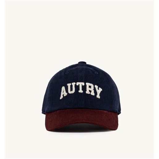 AUTRY cappello baseball bicolore con logo ricamato unisex