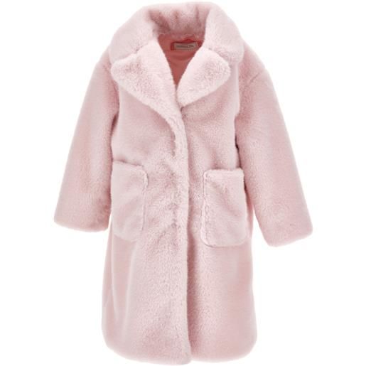 Monnalisa cappotto teddy bottoni