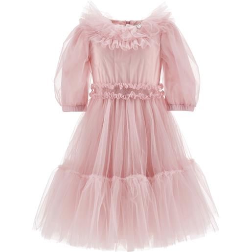 Monnalisa abito tulle ruches