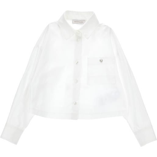 Monnalisa camicia monogramma