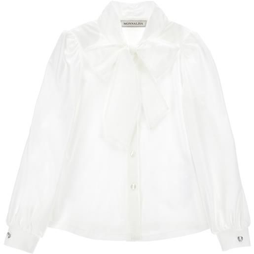 Monnalisa camicetta con fiocco Monnalisa