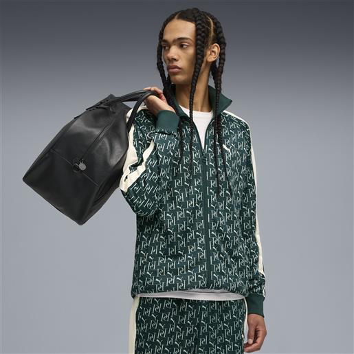 PUMA giacca sportiva con stampa integrale t7 da uomo, abbigliamento, verde, s