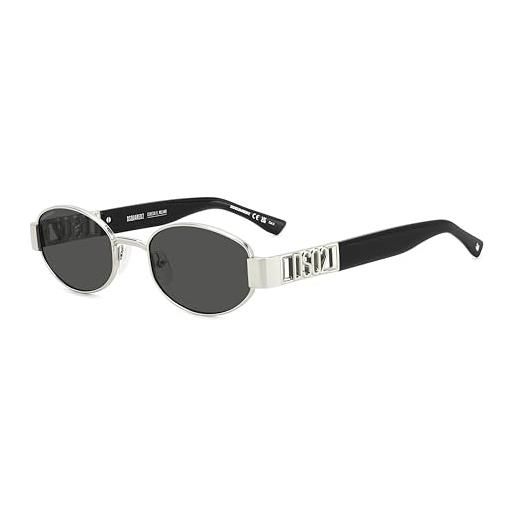 Dsquared2 d2 0155/s 010/ir palladium sunglasses man standard, standard, 53