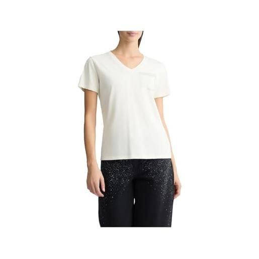 Liu Jo jeans t-shirt donna - beige ta5172 js923 cotone xl