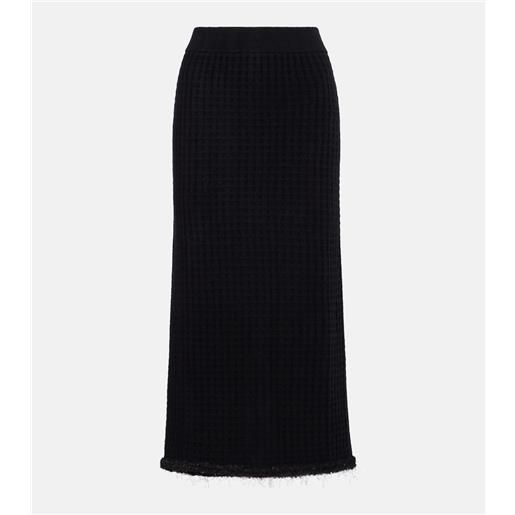 Jardin des Orangers gonna a tubino in lana e cashmere