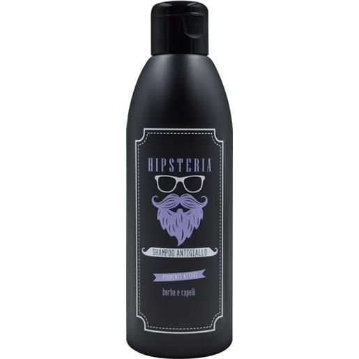 HIPSTERIA shampoo antigiallo barba e capelli 200 ml