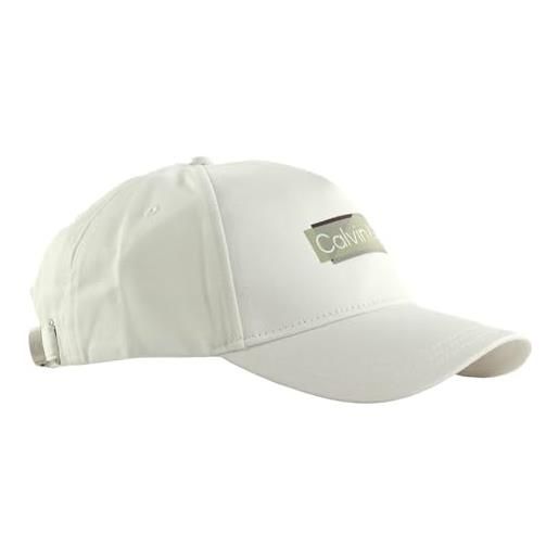 Calvin Klein layered logo bb cap bright white