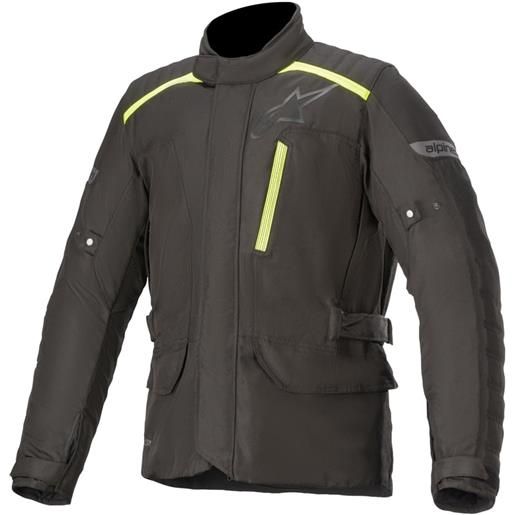 ALPINESTARS - giacca ALPINESTARS - giacca gravity drystar nero / giallo fluo