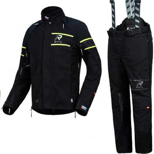 RUKKA - giacca + pantaloni RUKKA - giacca + pantaloni pack rapto-r gore-tex nero / giallo fluo