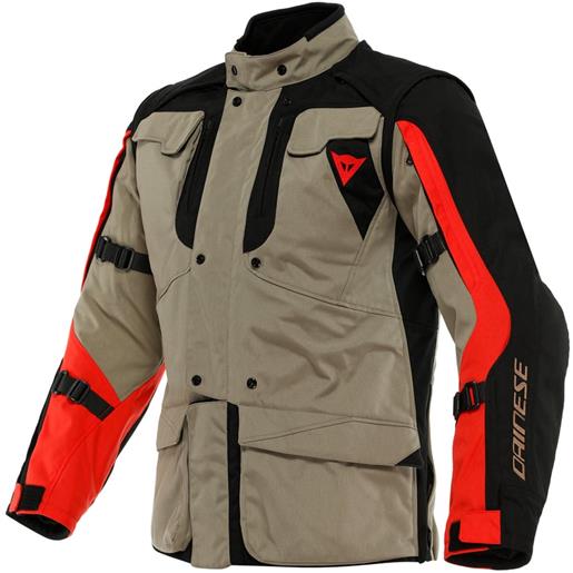 DAINESE - giacca DAINESE - giacca alligator tex walnut / nero / lava-rosso