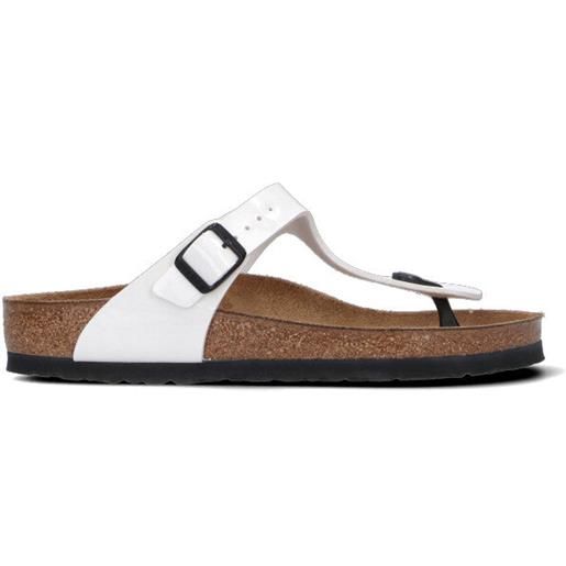 BIRKENSTOCK gizeh ciabatta donna bianca