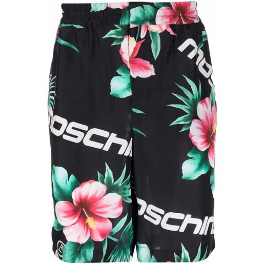MOSCHINO COUTURE moschino floral print silk shorts