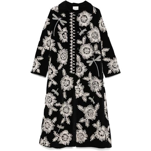 Forte Forte cappotto in cotone - nero