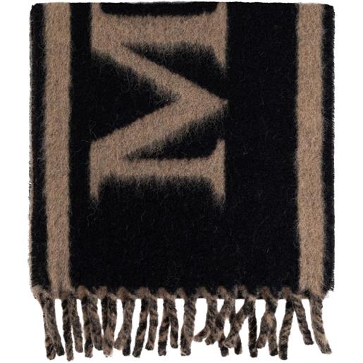 Alexander McQueen sciarpa con decorazione - nero