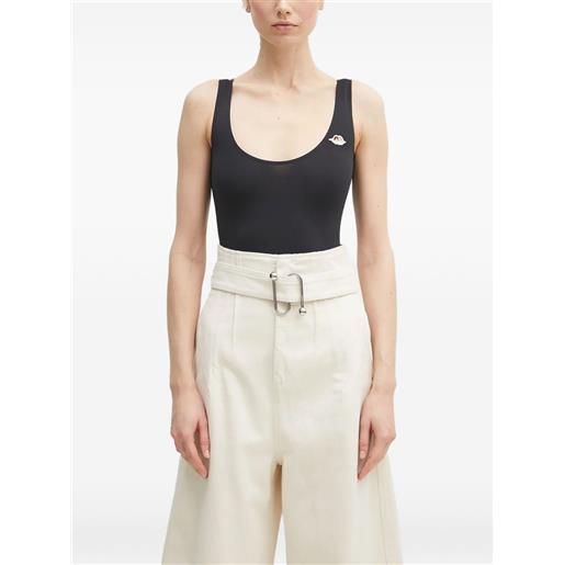 Fiorucci body con decorazione - nero