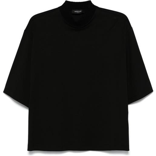 Fabiana Filippi t-shirt con paillettes - nero