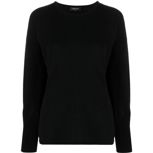 Fabiana Filippi maglione con polsini aderenti - nero