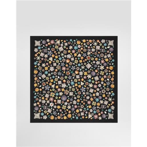 Dolce & Gabbana foulard 70x70 in twill di seta