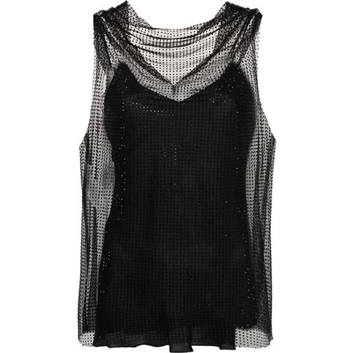 Philosophy Di Lorenzo Serafini blusa con strass - nero
