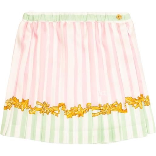Versace Kids pleated skirt - rosa