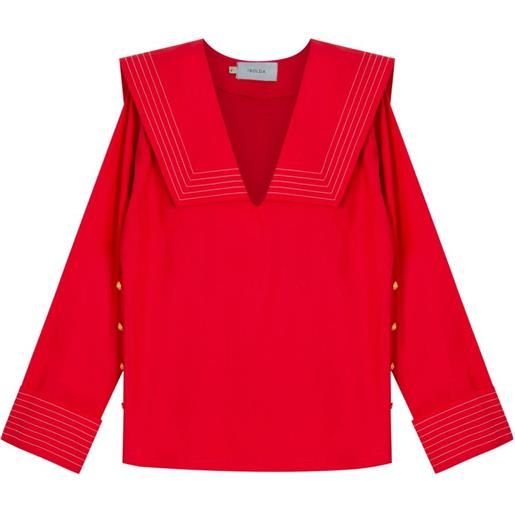 Isolda blusa marinheira - rosso