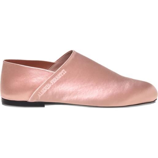 Alberta Ferretti mocassini in raso - rosa