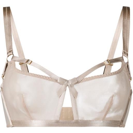 Bordelle reggiseno semi trasparente - toni neutri