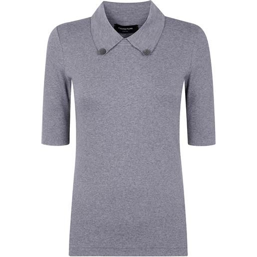 Fabiana Filippi t-shirt con decorazione - grigio