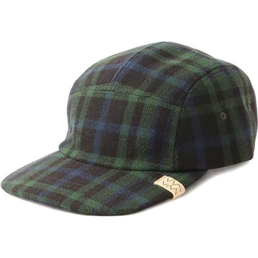 visvim cappello regolabile a quadri - verde
