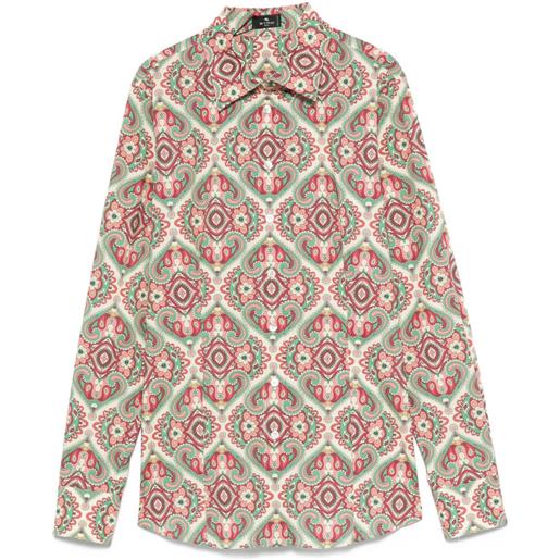 ETRO camicia con stampa paisley - toni neutri