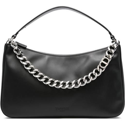 TWINSET borsa a spalla liliane media - nero
