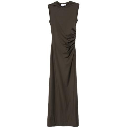 Stella McCartney abito lungo con ruches - verde