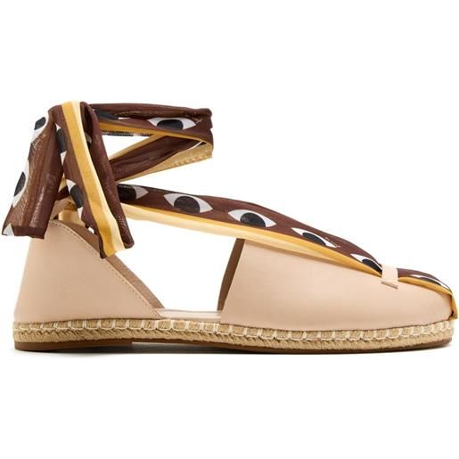 FARM Rio espadrilles con stampa - rosa