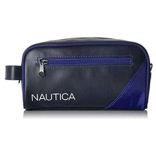 Nautica men's top zip travel kit toiletry bag organizer