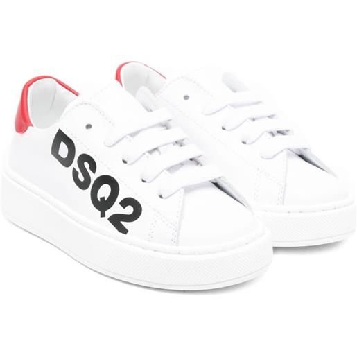 DSQUARED2 KIDS sneakers con stampa - bianco