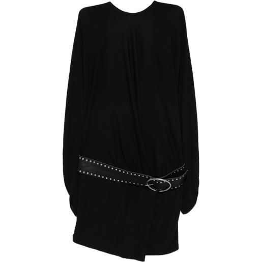 Christopher Esber abito corto con cintura - nero