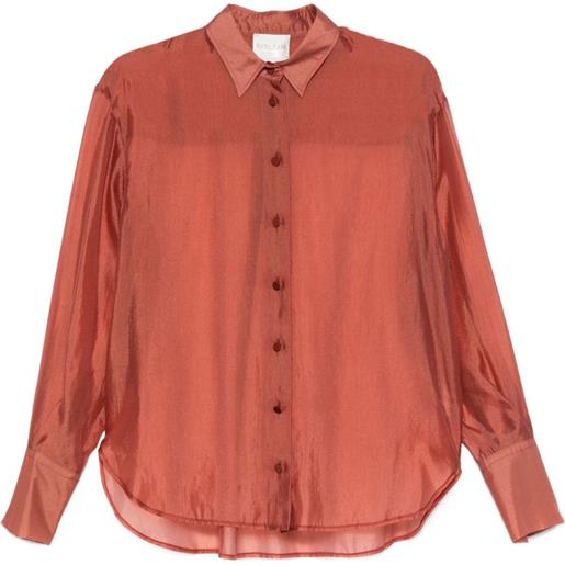 Forte Forte camicia con bottoni - arancione