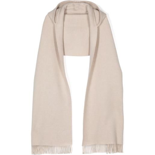Brunello Cucinelli sciarpa con cappuccio - toni neutri